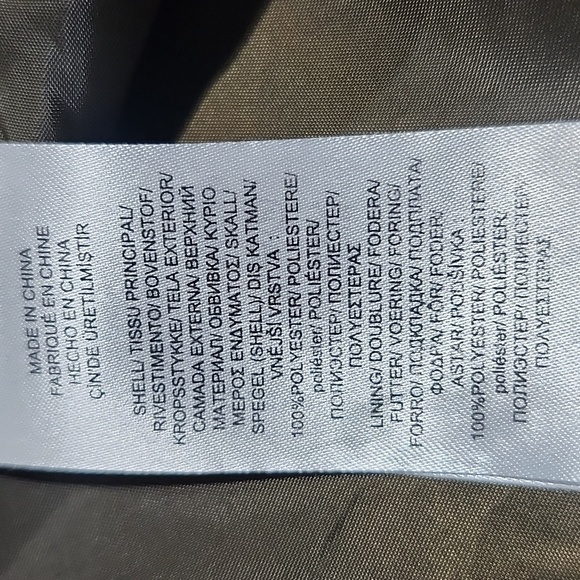 Lauren Ralph Lauren Olive Green Anorak Rain Jacket With Convertible Hood Size L - Picture 14 of 16